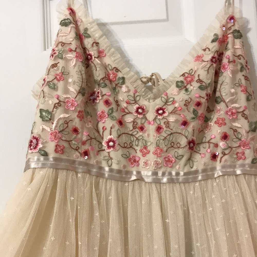 Butterfly Meadow Bodice Cami Maxi Dress